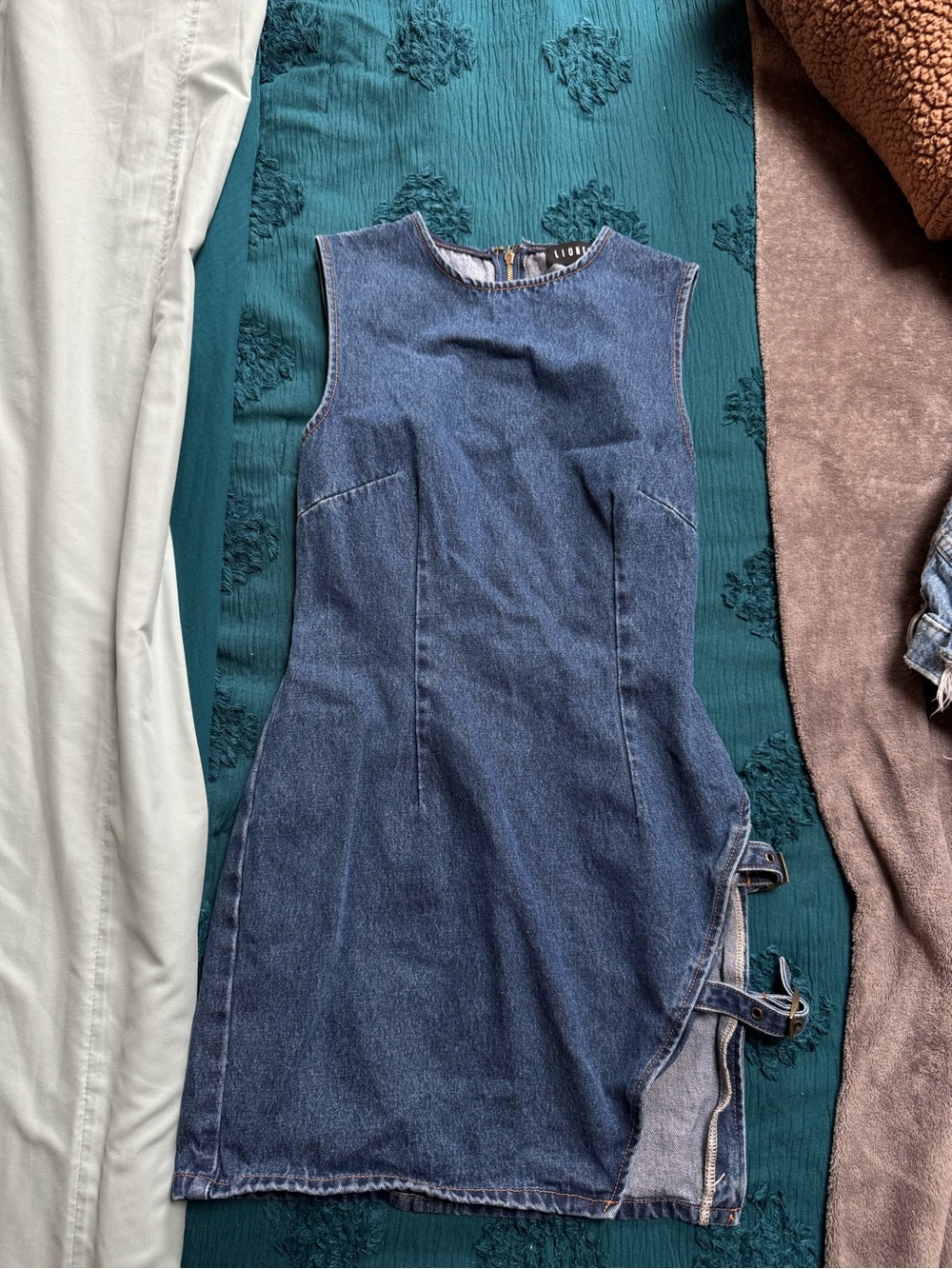 Lioness x Princess Polly Denim Dress